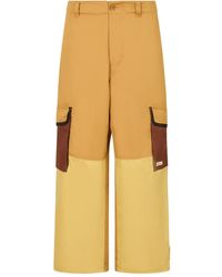 Marni - Water-Repellent Gabardine Colour-Block Cargo Trousers - Lyst