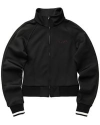 Y-3 - Logo-Embroidered Zip-Up Sweatshirt - Lyst