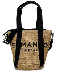 Ermanno Scervino - Logo-Embroidered Tote Bag - Lyst