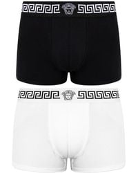 Versace - Two-Pack Of Cotton Briefs - Lyst