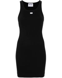 Moschino - Abito Corto Con Applicazione - Lyst