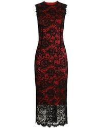 Dolce & Gabbana - フローラルレース ドレス - Lyst