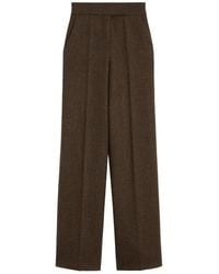 Max Mara - Pleated Wide-Leg Trousers - Lyst