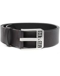 DIESEL - Bluestar Ii Leather Belt - Lyst