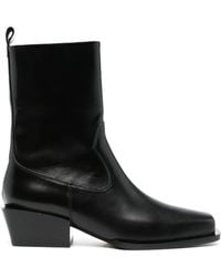 Aeyde - Bottines Bill 60 Mm En Cuir - Lyst