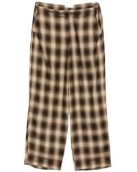 Co. - Plaid-Check Drawstring-Waist Trousers - Lyst