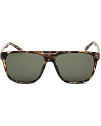 GUESS EYEWEAR - Tortoiseshell-Effect Pilot-Frame Sunglasses - Lyst