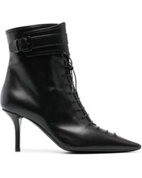 Philosophy Di Lorenzo Serafini - 100Mm Leather Ankle Boots - Lyst