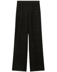 RETORI - Kasjmier Broek Met Geweven Effect - Lyst