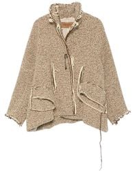 Rundholz - Check Frayed-Edge Jacket - Lyst