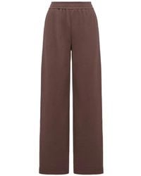 Moncler - Pantalon De Jogging À Logo En Coton Mélangé - Lyst