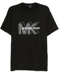 Michael Kors - Logo-Embossed T-Shirt - Lyst