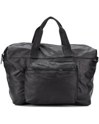 Santoni Reisetasche mit Logo - Schwarz