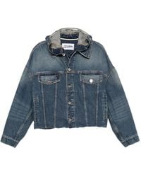 Jean Paul Gaultier - Cotton Denim Jacket - Lyst