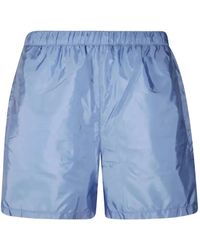 Prada - Nylon Swim Shorts - Lyst