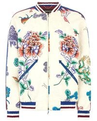 Roberto Cavalli - Quilted Bomber Jacket - Lyst