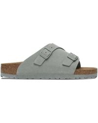Birkenstock - Sandali Slides Zürich Con Doppia Fibbia - Lyst