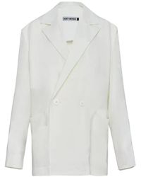 Issey Miyake - Double-Breasted Blazer - Lyst