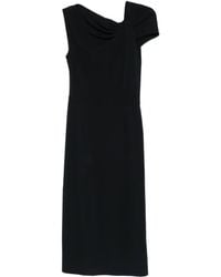 Givenchy - Gedrapeerde Midi-Jurk - Lyst