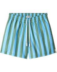 Sunnei - Gestreifte Badeshorts - Lyst