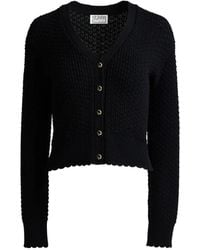 St. John - Crêpe Gebreid Vest - Lyst