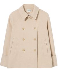 Claudie Pierlot - Short Peacoat With Shirt Collar - Lyst