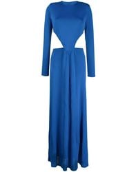 FARM Rio - Knotted Cut-Out Maxi Dress - Lyst