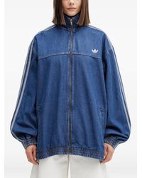 adidas - Firebird Adilenium Track Top Denim - Lyst