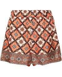Etro - Shorts aus Seide mit Bandana-Print - Lyst