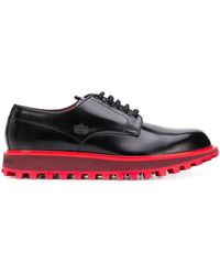 Dolce & Gabbana Derbies à plateforme - Noir