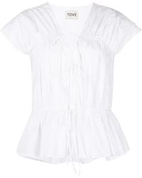 TOVE - Top Thea Con Volantes - Lyst