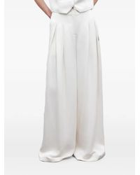 Twp - Drew Pleated Wide-Leg Trousers - Lyst