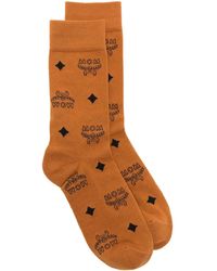 MCM - Monogram Knit Socks - Lyst