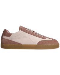Groundies - Panama Soft Suede-Panelled Leather Sneakers - Lyst