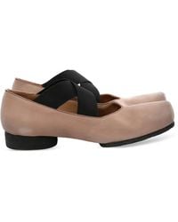 Uma Wang - Crossover-Strap Squared-Toe Ballet Flats - Lyst