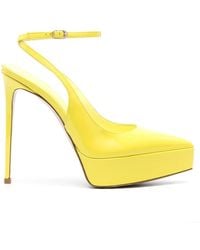 Le Silla - Uma 140Mm Slingback Pumps - Lyst