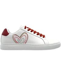 Paul Smith - Heart-Print Leather Sneakers - Lyst