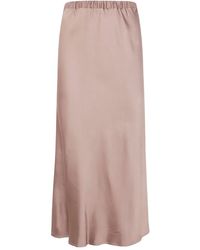 Antonelli - Satin Midi Skirt - Lyst