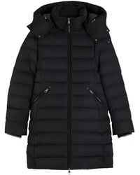 Tommy Hilfiger - Hooded Single-Breasted Coat - Lyst