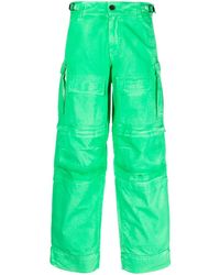 DARKPARK - Cropped Cotton Cargo Trousers - Lyst