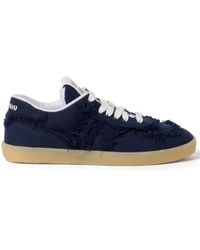 Miu Miu - Denim Sneakers - Lyst