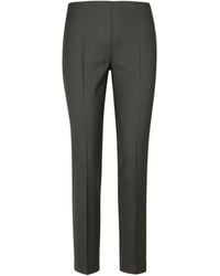 P.A.R.O.S.H. - Stone Tailored Trousers With Straight-Leg Cut - Lyst