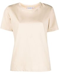 Calvin Klein - Round-neck Short-sleeved T-shirt - Lyst