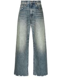 R13 - D'arcy High-Rise-Jeans mit weitem Bein - Lyst