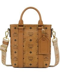 MCM - Mini Aren Print Tote Bag - Lyst