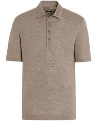 ZEGNA - Polo Oasi Lino - Lyst