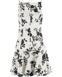 Self-Portrait - Floral-Print Mini Dress - Lyst