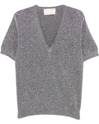 Circus Hotel - V-Neck Short-Sleeve Top - Lyst