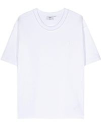 Vans - Logo-embroidered Cotton T-shirt - Lyst