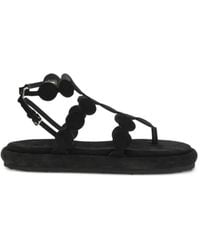 Pierre Hardy - Geometric Cage Suede Sandals - Lyst